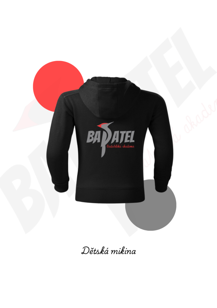 Dětská mikina Trendy Zipper s kapucí a zipem